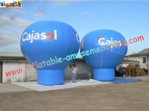 China Custom made Outdoor Blue color Advertising Inflatables Cold Air Balloons on sale