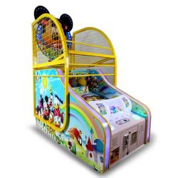 China Mickey Mouse Pop A Shot Machine , Street Electronic Basketball Throwing Machine for sale