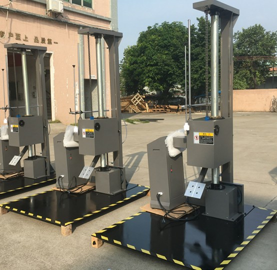 Single Arm Package Drop Tester For Free Fall Test Face , Corner And Edge Package