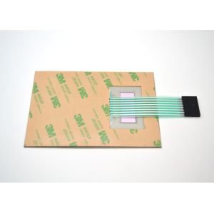 Flat / Embossed Push Button Membrane Switch Keyboard With LCD Display Window