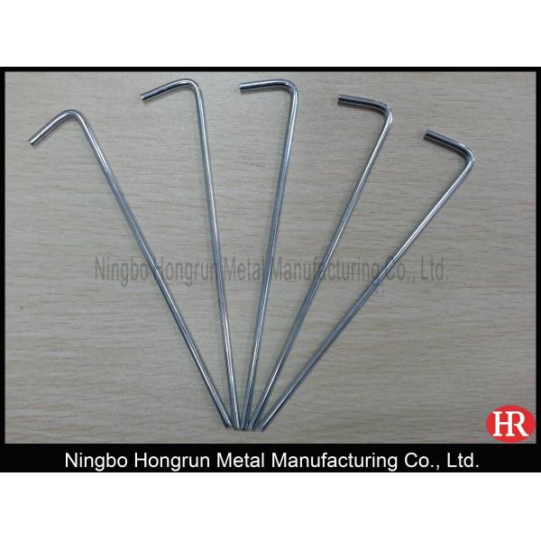 18cm galvanized steel tent pegs