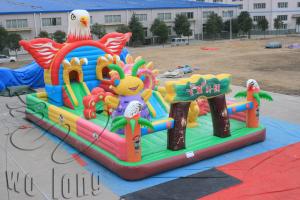 Wholesale kids favorite jumping castle, inflatable castle, inflatable bouncer with slide from china suppliers