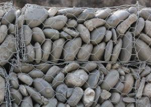 China Easily Assembled Gabion Mesh Retaining Wall Galvanized Gabion Stone Baskets on sale