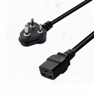 China PVC RUBBER Conductor 16A 250V SABS South Africa Power Cord for Consumer Electronics on sale