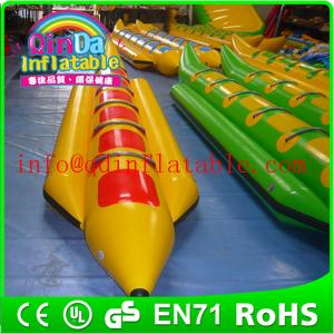 Exciting Inflatable Water Boat Single Lane Inflatable Banana Boat For Adult