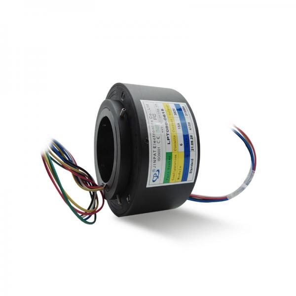 Quality Through Bore Slip Ring ID 80mm of 6 Circuits 5A with 1mΩ Min for sale