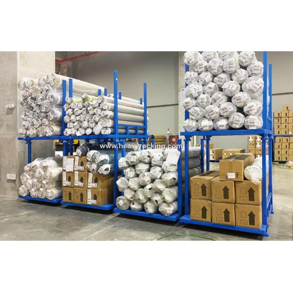 Stacking Rack For Fabric Roll Portable Stack Rack For Cloth Storage