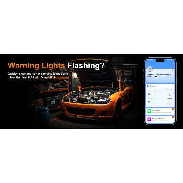 Full System XTruck 819 Diagnostic Tool with Auto VIN Code Reader Automotive OBD2 Scanner