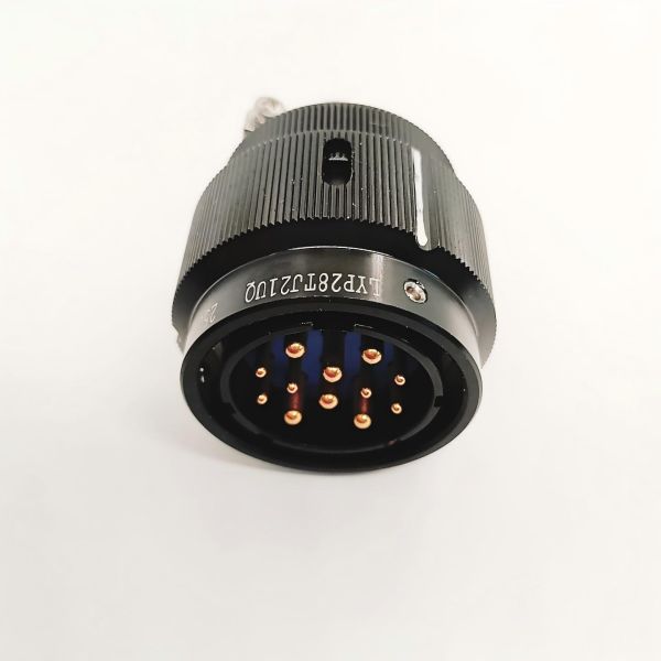 LYP Series Aviation Plug Connector 12 Pin Male Circular Connector with 1500V Withstand Voltage and Aluminum Alloy Body