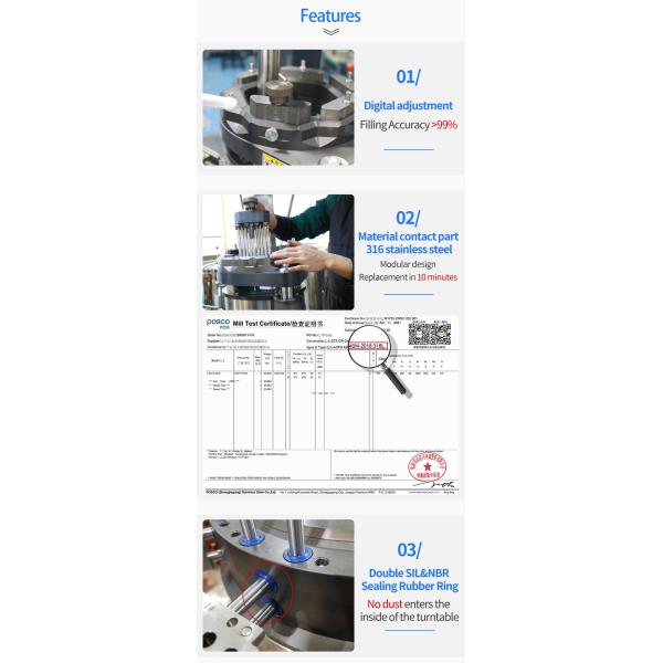 Capsule Filling Machine For Powder Njp 1200 Pharma Automatic Control