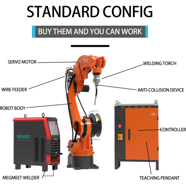Classic Automatic 6 Axis Welding Robot