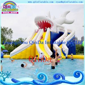 China Inflatable Water Park Water Slide for Summer Playing inflatable water park pool slide on sale
