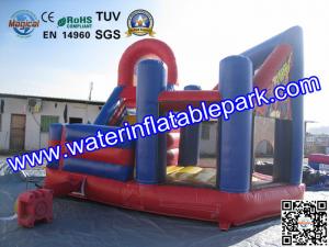 Wholesale Red Blue Commercial Outdoor Inflatable Spiderman Jumper Combo Durable from china suppliers