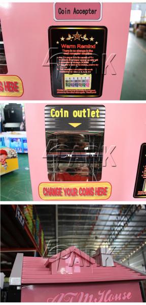 Customized Automatic Coin Change Machine Self-Service Token Vending Machine