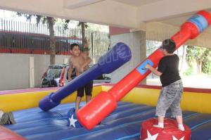 China Red and Blue Gladiator Joust Inflatable Sport Games for Kids and Adults on sale