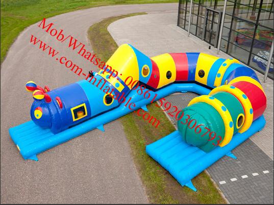 Quality Inflatable caterpillar obstacle course for sale