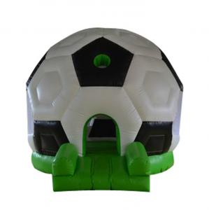 Wholesale Outdoor gaint inflatable dome football shaped bouncer with 0.55mm&amp;0.45mm PVC tarpaulin from china suppliers