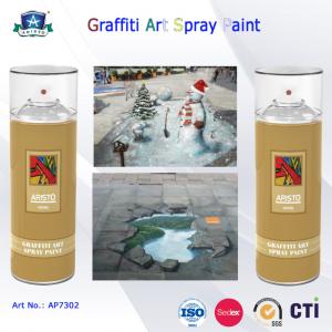 China 400ml Canned Environmental Fast Drying Graffiti Spray Art Paint for Artist On Metal Wood on sale