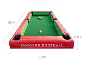 Wholesale Custom Inflatable Snooker Ball Games Inflatable Billiards Table Sport Games from china suppliers
