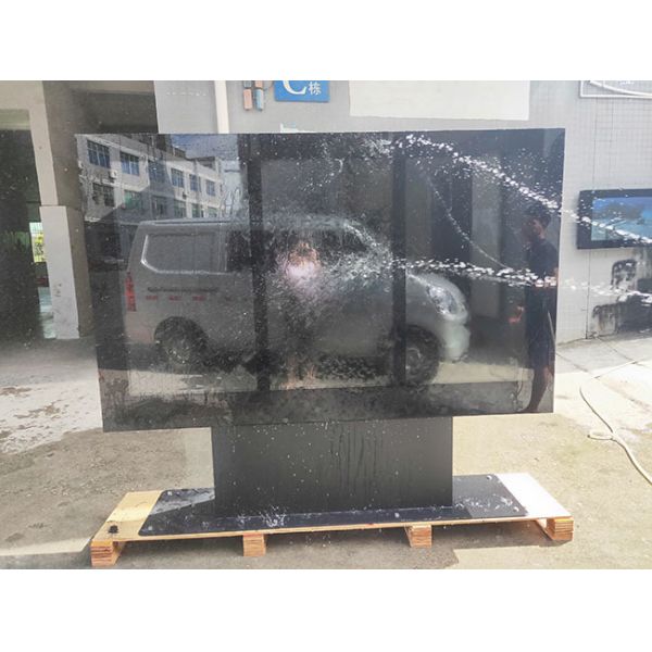 49-inch three-screen smart advertising outdoor electronic newspaper kiosk