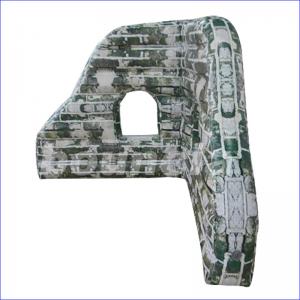Wholesale PVC tarpaulin Mossy Inflatable Paintball Bunkers For Paintball Sports from china suppliers