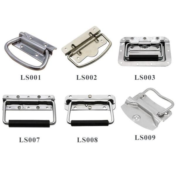 Hasp 304 Stainless Steel Cabinet Pulls Iron Chrome Folding Pull Handle