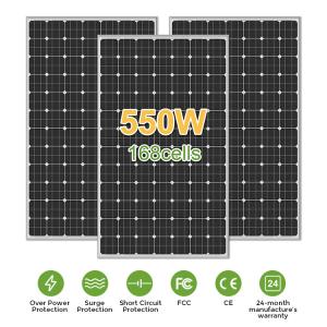 Wholesale 12V 550W Mono Solar Panel Monocrystalline PV Cell 1000W 11BB from china suppliers