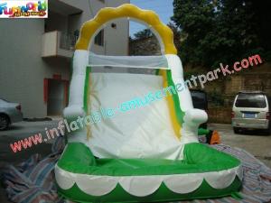 Wholesale Customized Outdoor Inflatable Water Slides With Pool For Backyard Use from china suppliers