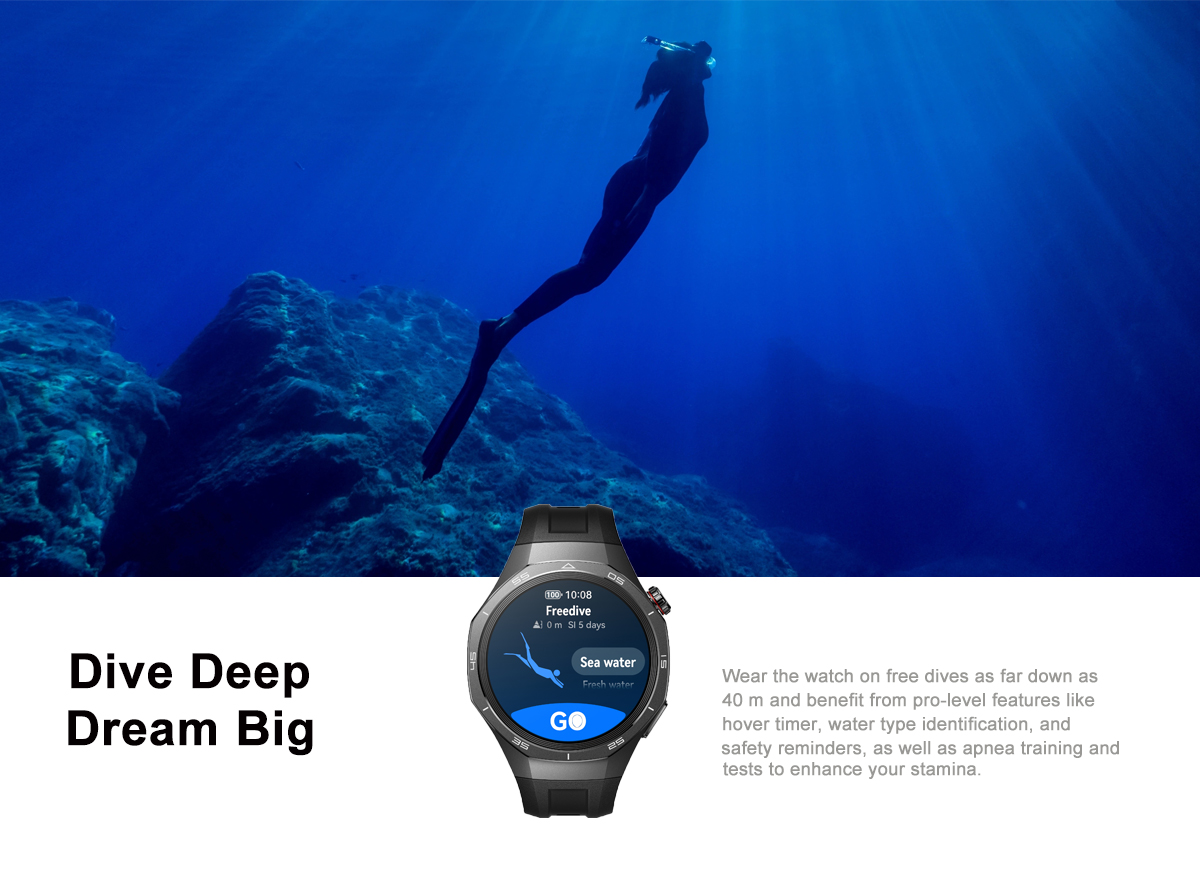 WATCH GT 5 Pro Smart Watch AMOLED Color Screen Sports Tracker Health Monitor Wristwatch up to 2-Week Battery Life