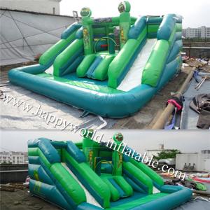 Wholesale inflatable water slide with pool , inflatable castle slide , inflatable vagina slide from china suppliers