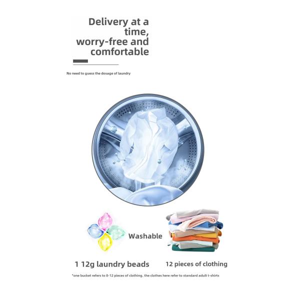Four Chamber Soften Clothes Deep Clean Enzyme Laundry Washing Detergent Capsules With Scent Booster Beads Laundry Pods