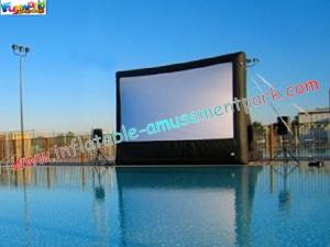 China Large Commercial Inflatable Movie Screen Rentals for outdoor & indoor projection movie use on sale