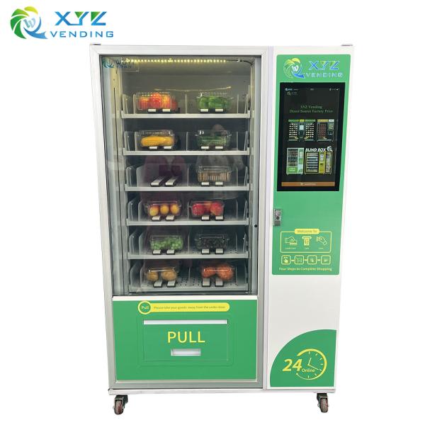 XYZ Popular Fruit Vegetable Snacks Combo Elevator with Card Reader Saudi Arabia Vending Machine