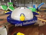 Durable 0.9mm PVC Airtight Inflatable Saturn Water Toy For Water Park / Water