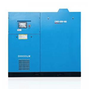 China 72db Low Pressure Air Compressor 75hp Industrial Screw Compressor on sale