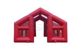 China Red Color Inflatable Event Tent , Water Resistant Large Blow Up Tent on sale