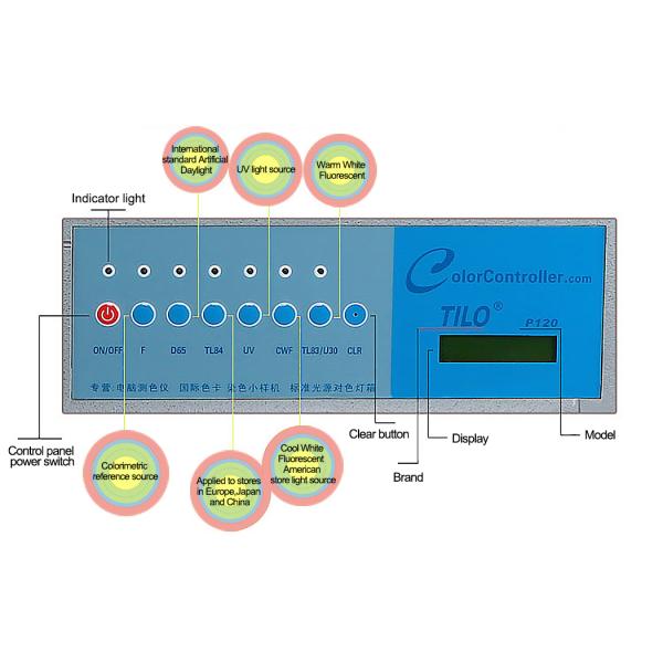 CE Standard Tilo P60 6 Color Assessment Cabinet Color Light Booth With 6 Light Sources