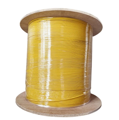 Indoor 48 Core Yellow Single Mode Tight Buffer Fiber Optic Cable