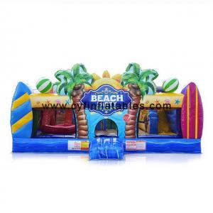 China OEM 6×6m Beach Party Inflatable Bounce House Combo on sale
