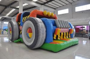 China Water Resistant Car Shaped Inflatable Jump House For Children Under 15 Years on sale