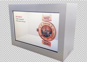 Wholesale Android OS WIFI 4G LTE Interactive Digital Signage Transparent LCD Display Showcase from china suppliers