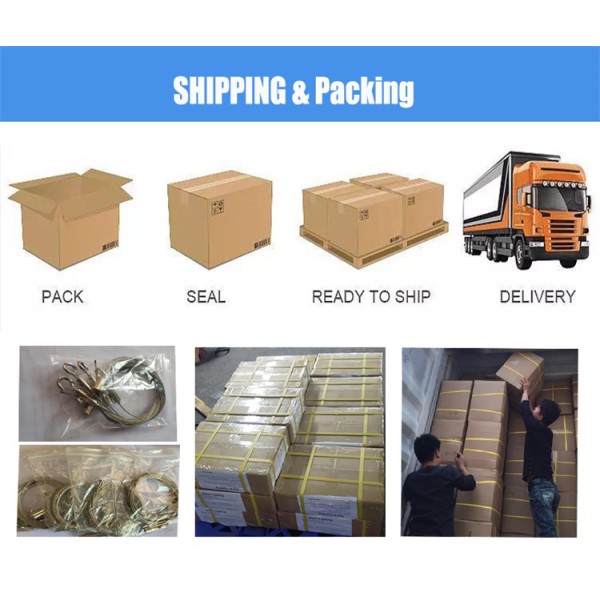 OEM Custom Brass Ceiling Wire Suspension Kit Acoustic Panel Cable Clips Category with Cable Clamp