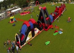 China Outdoor Inflatable Obstacle Course , Full Challenge Adult Outdoor Obstacle Course , Obstacle Course Ideas on sale