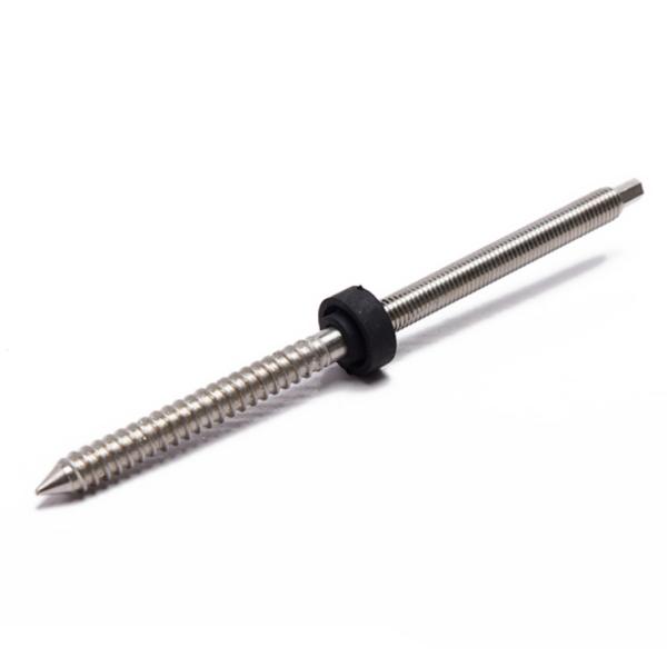 Stainless Steel Solar Panel Mounting Double Thread Screw M10*200mm Dual Thread Screw