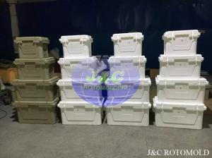 China LLDPE Plastic Rotational Moulding Products Insulated Coolers , Ice Boxes , Fish Boxes on sale