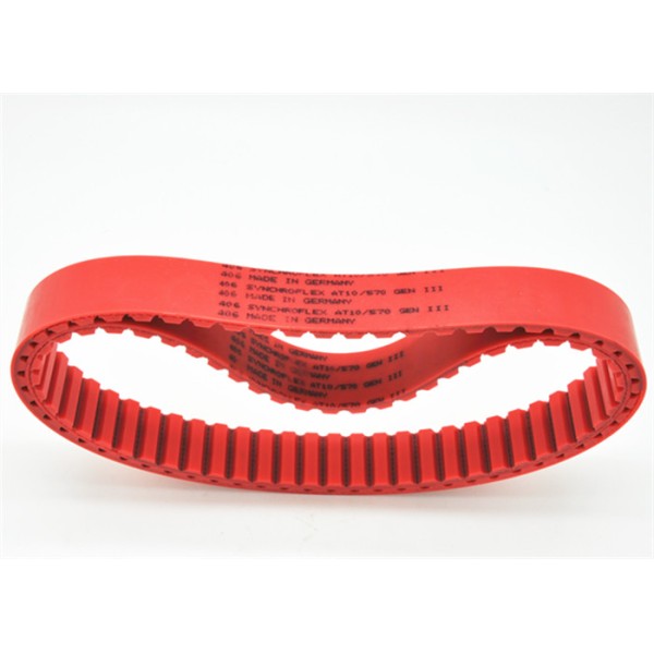 127991 Red Synchroflex Timing Drive Belts AT10 460 III Gen Polyurethane