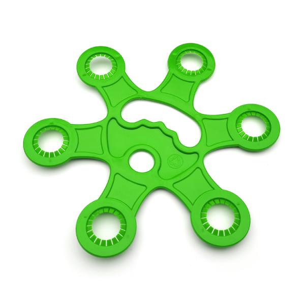 HDPE Plastic Six Pack Holder With 263*234*5mm Size And Secure Annular Loop Design