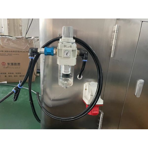 Tube filling machine operational view