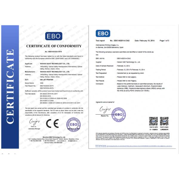 Industrial Small Character Inkjet Printer With 12.7mm Ink Cartridge