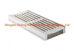 China Fully Elded Design Floor Drain Cover 1m Length For Public Walkways 1.2mm Thickness on sale